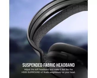 Наушники Corsair HS35 Surround v2 Multiplatform Gaming Headset Black (CA-9011386-EU)