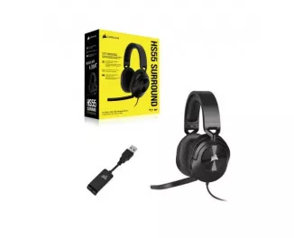 Наушники Corsair HS55 Surround Headset Carbon (CA-9011265-EU)