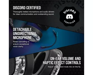 Наушники Corsair HS60 Haptic Artic Camo (CA-9011225)