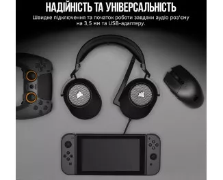 Наушники Corsair HS65 Surround Carbon (CA-9011270)