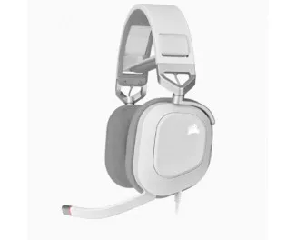 Наушники Corsair HS80 RGB USB Headset White (CA-9011238-EU)