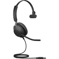 Наушники Jabra Evolve2 40 USB-A Mono MS (24089-899-999) Наушники Jabra Evolve2 40 USB-A Mono MS (24089-899-999)