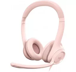 Наушники Logitech H390 USB Rose (981-001281)