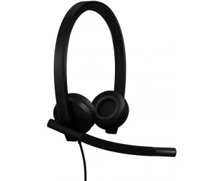 Наушники Logitech H570e Corded Stereo USB Headset (Teams version) Stereo USB-C Black (981-001431)