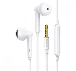 Наушники UGREEN EP101 Wired Earphones with 3.5mm Plug White (UGR-60692)