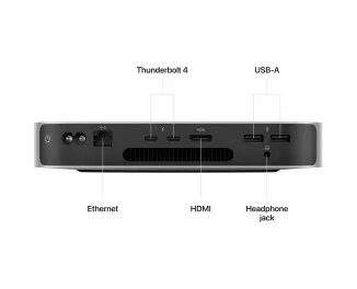 Неттоп Apple Mac mini 2023 M2 (8CPU/10GPU) 8/512Gb (MMFK3) Silver
