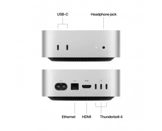 Неттоп Apple Mac mini 2024 M4 (10CPU/10GPU) 16/256Gb (MU9D3)