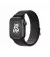 Нейлоновый ремешок для Apple Watch 38/40/41mm Apple Nike Sport Loop Black/Blue (MUJV3)