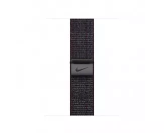 Нейлоновый ремешок для Apple Watch 38/40/41mm Apple Nike Sport Loop Black/Blue (MUJV3)