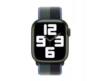 Нейлоновый ремешок для Apple Watch 38/40/41mm Apple Sport Loop Midnight/Eucalyptus (MN5M3)