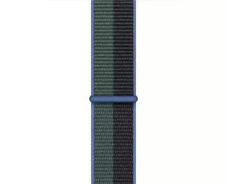 Нейлоновый ремешок для Apple Watch 38/40/41mm Apple Sport Loop Midnight/Eucalyptus (MN5M3)