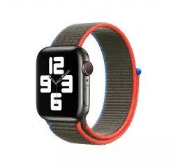 Нейлоновый ремешок для Apple Watch 40mm Apple Sport Loop Olive (MJFU3)