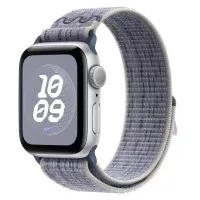 Нейлоновый ремешок для Apple Watch 42mm Apple Nike Sport Loop Grey/Blue (MXTX3)