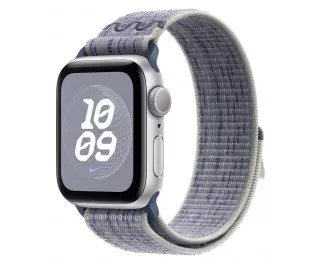 Нейлоновый ремешок для Apple Watch 42mm Apple Nike Sport Loop Grey/Blue (MXTX3)