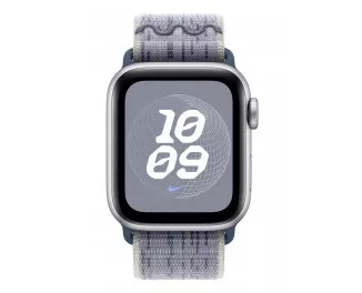 Нейлоновий ремінець для Apple Watch 42mm Apple Nike Sport Loop Grey/Blue (MXTX3)