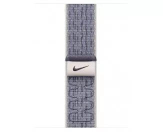 Нейлоновий ремінець для Apple Watch 42mm Apple Nike Sport Loop Grey/Blue (MXTX3)