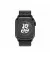 Нейлоновый ремешок для Apple Watch 44/45/46 mm Apple Nike Sport Loop Black/Blue (MUJX3)