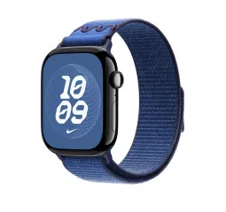 Нейлоновий ремінець для Apple Watch 44/45/46 mm Apple Nike Sport Loop Blue Ribbon (MGD64) Нейлоновий ремінець для Apple Watch 44/45/46 mm Apple Nike Sport Loop Blue Ribbon (MGD64)