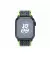 Нейлоновий ремінець для Apple Watch 44/45/46 mm Apple Nike Sport Loop Bright Green/Blue (MTL43)