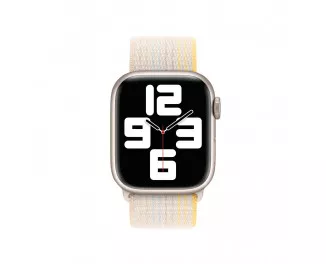 Нейлоновий ремінець для Apple Watch 44/45/46 mm Apple Sport Loop Starlight (MPLE3)