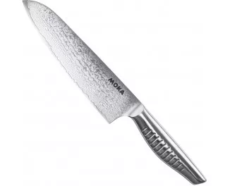 Кухня Сантоку 180 мм Suncraft Moka Damascus (DMK-101)
