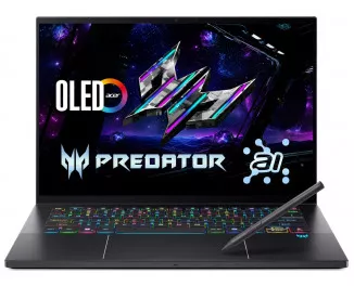 Ноутбук Acer Predator Triton 14 AI PT14-52T; Copilot+ PC (NH.U0GAA.002 + Stylus) Black