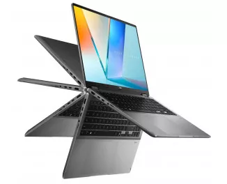 Ноутбук ASUS Vivobook 16 Flip (TP3607); Copilot+ PC (TP3607SA-PS322) Matte Gray