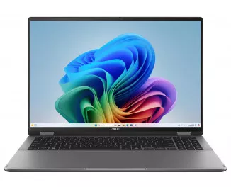 Ноутбук ASUS Vivobook 16 Flip (TP3607); Copilot+ PC (TP3607SA-PS77T) Matte Gray