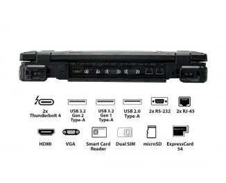 Ноутбук DURABOOK Z14I Basic (Z4E1Q4DA3BXX) Black