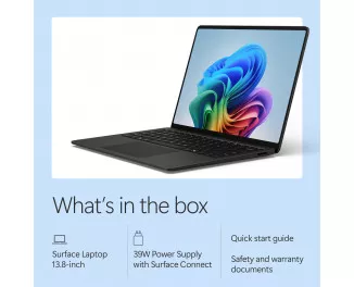 Ноутбук Microsoft Surface Laptop 8th Edition Copilot+ PC 13.8 Snapdragon X2 Elite 16/1Tb (EP2-59296) Black