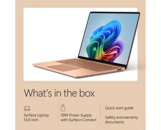 Ноутбук Microsoft Surface Laptop 8th Edition Copilot+ PC 13.8 Snapdragon X2 Plus 32/512Gb (EP2-59216) Dune