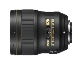 Об'єктив Nikon AF-S NIKKOR 28mm f/1.4E ED (JAA140DA) Black