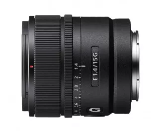 Об'єктив Sony E 15mm F1.4 G (SEL15F14G.SYX) Black