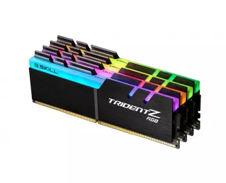 Оперативная память DDR4 128 Gb (3600 MHz) (Kit 32 Gb x 4) G.SKILL Trident Z RGB Black (F4-3600C18Q-128GTZR)