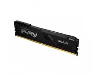 Оперативная память DDR4 16 Gb (2666 MHz) Kingston Fury Beast Black (KF426C16BB/16)
