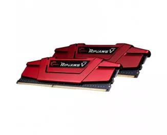 Оперативная память DDR4 16 Gb (2666 MHz) (Kit 8 Gb x 2) G.SKILL Ripjaws V Red (F4-2666C19D-16GVR)