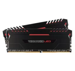 Оперативная память DDR4 16 Gb (3000 MHz) (Kit 8 Gb x 2) Corsair Vengeance LED Red (CMU16GX4M2C3000C15R)