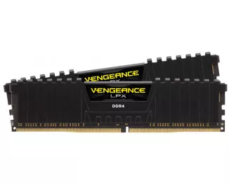 Оперативная память DDR4 16 Gb (3000 MHz) (Kit 8 Gb x 2) Corsair Vengeance LPX Black (CMK16GX4M2B3000C15)