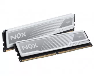 Оперативная память DDR4 16 Gb (3200 MHz) (Kit 8 Gb x 2) Apacer NOX White (AH4U16G32C28YMWAA-2)