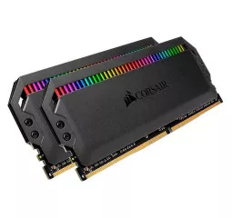 Оперативная память DDR4 16 Gb (3200 MHz) (Kit 8 Gb x 2) Corsair Dominator Platinum RGB Black (CMT16GX4M2Z3200C16)