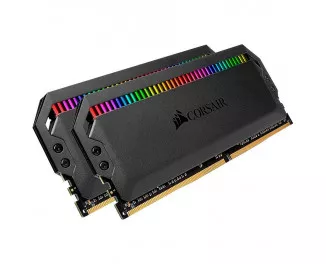 Оперативная память DDR4 16 Gb (3200 MHz) (Kit 8 Gb x 2) Corsair Dominator Platinum RGB Black (CMT16GX4M2Z3200C16)