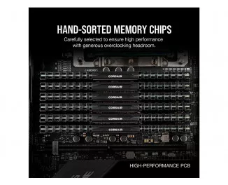 Оперативна пам'ять DDR4 16 Gb (3200 MHz) (Kit 8 Gb x 2) Corsair Vengeance LPX Black (CMK16GX4M2E3200C16)