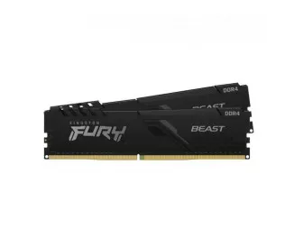 Оперативная память DDR4 16 Gb (3200 MHz) (Kit 8 Gb x 2) Kingston FURY Beast (KF432C16BBK2/16WP)