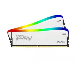 Оперативная память DDR4 16 Gb (3200 MHz) (Kit 8 Gb x 2) Kingston Fury Beast RGB Limited Edition (KF432C16BWAK2/16)