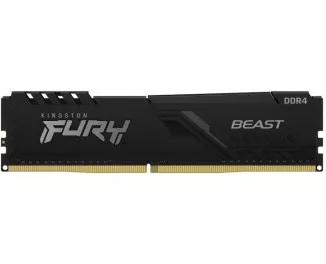Оперативная память DDR4 16 Gb (3600 MHz) Kingston Fury Beast Black (KF436C18BB/16)