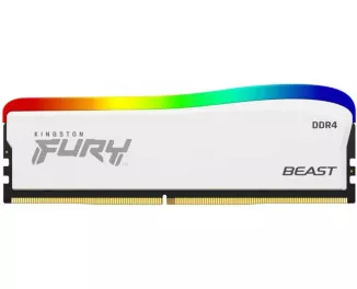 Оперативная память DDR4 16 Gb (3600 MHz) Kingston Fury Beast RGB Special Edition White (KF436C18BWA/16)