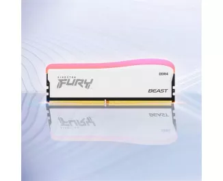Оперативная память DDR4 16 Gb (3600 MHz) Kingston Fury Beast RGB Special Edition White (KF436C18BWA/16)
