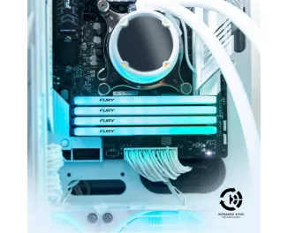 Оперативная память DDR4 16 Gb (3600 MHz) Kingston Fury Beast RGB Special Edition White (KF436C18BWA/16)
