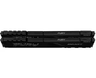 Оперативна пам'ять DDR4 16 Gb (3600 MHz) (Kit 8 Gb x 2) Kingston Fury Beast Black (KF436C17BBK2/16)