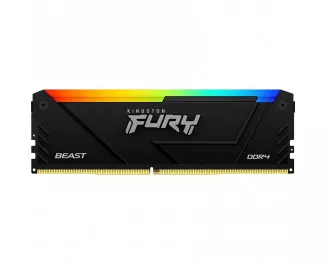 Оперативная память DDR4 16 Gb (3600 MHz) (Kit 8 Gb x 2) Kingston Fury Beast RGB (KF436C17BB2AK2/16)